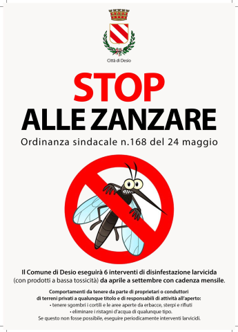 Zanzare: prevenzione e disinfestazione 