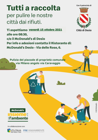 Insieme a te, l'Ambiente: il 15 ottobre la Giornata dedicata al verde pulito
